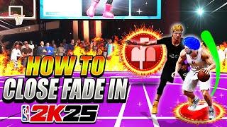 HOW TO CLOSE SHOT FADE IN NBA2K25 (GLITCH) FREE WINS! BROKE THE GAME!