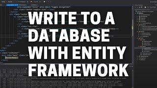 How to Write to a SQLite Database with Entity Framework Core in an ASP.NET Core MVC WebApp! #2