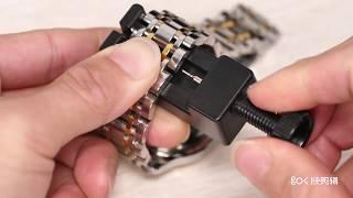 Simple  plastic  tool  to adjust the size of the  LIGE watch strap 1