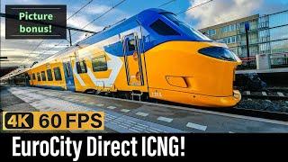 Train Cab Ride NL / EuroCity Direct ICNG! / Almere - Lelystad / EuroCity Direct / December 2024