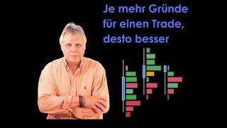 Je mehr Gründe für einen Trade, desto besser