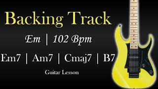 Em Guitar Backing Track (102 Bpm)