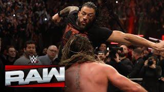 Roman Reigns SPEARS and STOMPS Seth Rollins in surprise return: Raw highlights, March 10, 2025