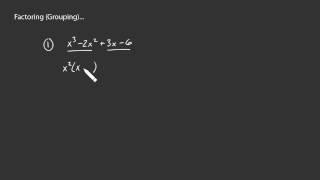 factoring by grouping