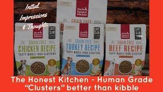 Human Grade Kibble? The Best Kibble Dog Food? The Honest Kitchen Whole Food Clusters