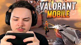 PRIMEIRA VEZ JOGANDO VALORANT MOBILE  (ESTÁ INCRIVEL A JOGABILIDADE!)