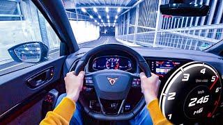 2020 Cupra Ateca Limited Edition Akrapovič (300HP) NIGHT POV DRIVE Onboard (60FPS)