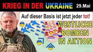 29.MAI:  Klasse - Ukrainer WERFEN JDAM-BOMBEN AUF NEUE RUSSISCHE BASIS | Ukraine-Krieg