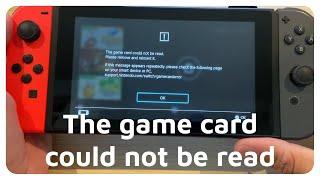 Nintendo Switch - The game card could not be read - DIY FIX