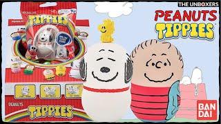 Linus & Snoopy with Woodstock Peanuts Tippies by Bandai