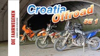 Offroad Kroatien...Yamaha Tenere 700 Offroad-Reisetest SE1...Die Fahrwegenen