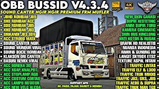 OBB BUSSID V4.3.4 SOUND CANTER NGIR NGIR PREMIUM RFM MUFLER | BUS FULL ROMBAK | Bussid v4.3.4