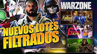 LOTES FILTRADOS TEMPORADA 4 DE WARZONE Y MW3 (FALLOUT, GUNDAM, KINETIC Y EMOTING)