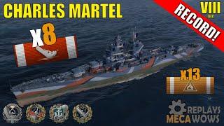 Charles Martel 8 Kills & 181k Damage | World of Warships Gameplay