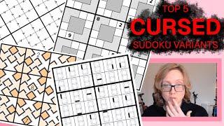 Top five cursed sudoku variants (and a bonus solve)