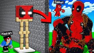 HASANI YAPI KAPIŞMASINDA SÜPER KAHRAMAN ile TROLLEDİM !!  - Minecraft