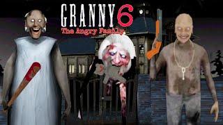 Granny 6 The Angry Family Fullgameplay | Dada Dadi ko Paad kar maar dala