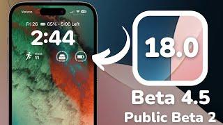 iOS 18 Beta 4.5 - What's new?