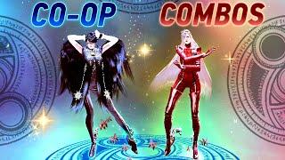 Bayonetta 2 - coop crazy combos compilation, 2 players