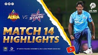 Match 14 | Dambulla Aura VS Colombo Stars | LPL 2022