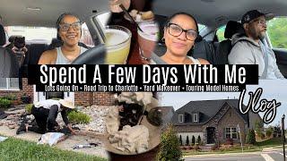 RWM Vlog #116 | A Lots Going On | Roadtrip to Charlotte | Yard Makeover | Model Homes Tour + More