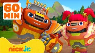 Blaze and the Monster Machines | 60 MINUTOS das melhores CORRIDAS e AVENTURAS FAMILIARES do Blaze!