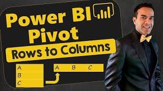 Power BI Pivot: Move Data from Rows to Columns #Q&A