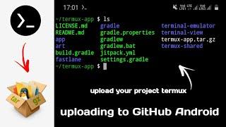 How to upload file GitHub with Android | termux #upload github