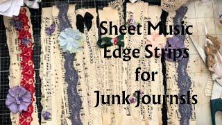 Sheet Music Edge Strips
