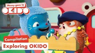 Exploring OKIDO | Compilation | Messy Goes to OKIDO | Cartoons For Kids