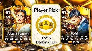 BALLON D'OR PLAYER PICKS!  FC 25 Ultimate Team