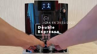 Jura E6 EC (2022/2023): Double Espresso Recipe