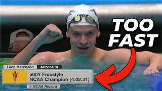 it shouldn't be possible to swim this fast (but he did)