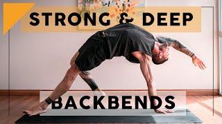Strong & Deep Backbend Vinyasa | Breathe and Flow Yoga