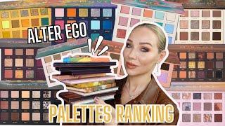 RANKING all my ALTER EGO EYESHADOW PALETTES Makeup Collection 2024