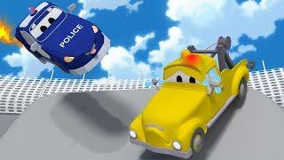 Baby Tom gets hurt pretty bad! - Amber the Ambulance in Car City l Cartoons for Children