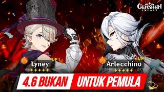 Review Banner 4.6 Phase 1 Arlecchino Lyney Freminet Xiangling Lynette - Meppostore.id