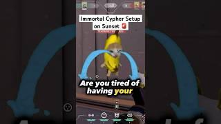 You Must Learn this BROKEN Cypher Setup on Sunset #valorant