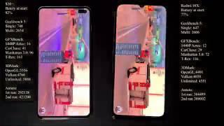 Redmi 10X 5G vs Samsung S10+ Benchmark Test Comparison | MTK Dimensity 820 Snapdragon 855