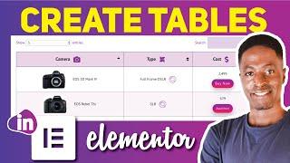 ELEMENTOR TABLE TUTORIAL WITH IMAGES: How to Create Tables in Elementor. (search, sort, and filter)