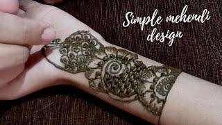 Mehendi Design For Beginners| Simple Henna Design| Arabic Design