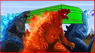 EVOLUTION of GODZILLA'S ATOMIC BREATH vs Kong & Ghidorah & Muto | Meme Coffin Dance Song (Cover)