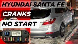 Hyundai Santa Fe | Cranks No Start | EMS box problem