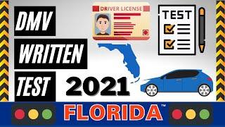 FLORIDA DMV WRITTEN TEST 2021 (Questions & Answers)