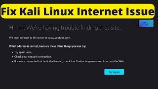 Fix Kali Linux Internet Connection Issue | Solved Kali Linux Network issue