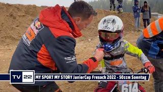MOTOR TV22: Motocross 50ccm Tag 2 MY SPORT MY STORY Liqui Moly Euro JuniorCup in Fresach 2022