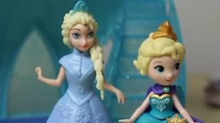 Frozen! Zamek Elsy & MagiClip Anna & Bałwan z Play Doh ️ Disney