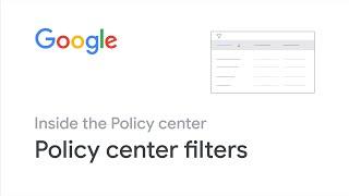 Policy center filters