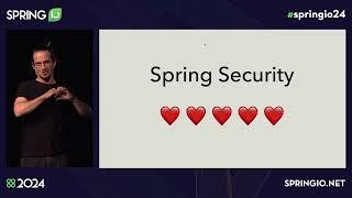 Spring Security Architecture Principles by Daniel Garnier-Moiroux @ Spring I/O 2024