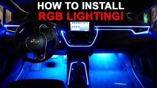 PASANG PENCAHAYAAN LED RGB MOBIL! (TIPS dan TRIK untuk Kemudahan Instalasi)